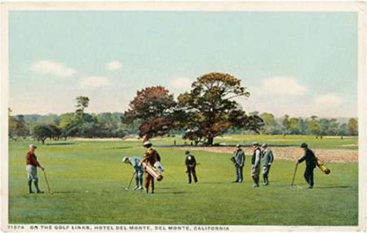 On The Golf Links Hotel Del Monte, Del Monte, Calif., 1898 Poster Print by Detroit Publishing Co. - Item # VARPDX460411